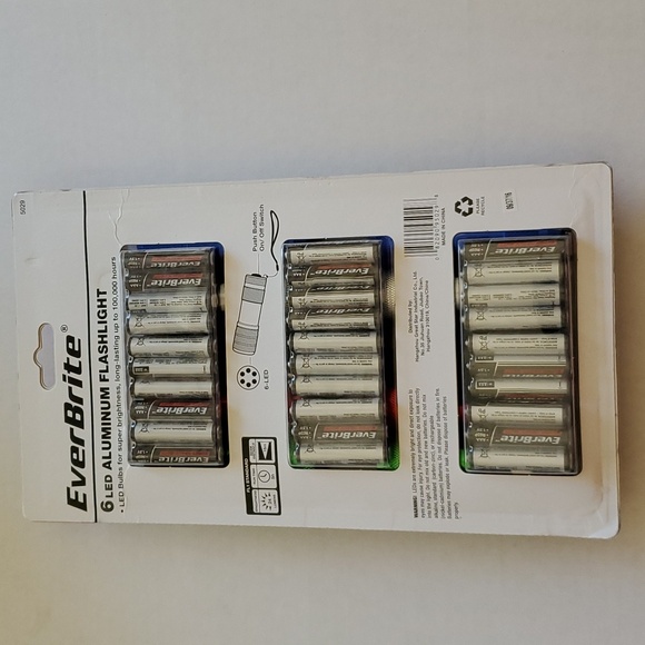 Aluminum LED Flashlights - Set of 10 - Picture 2 of 2